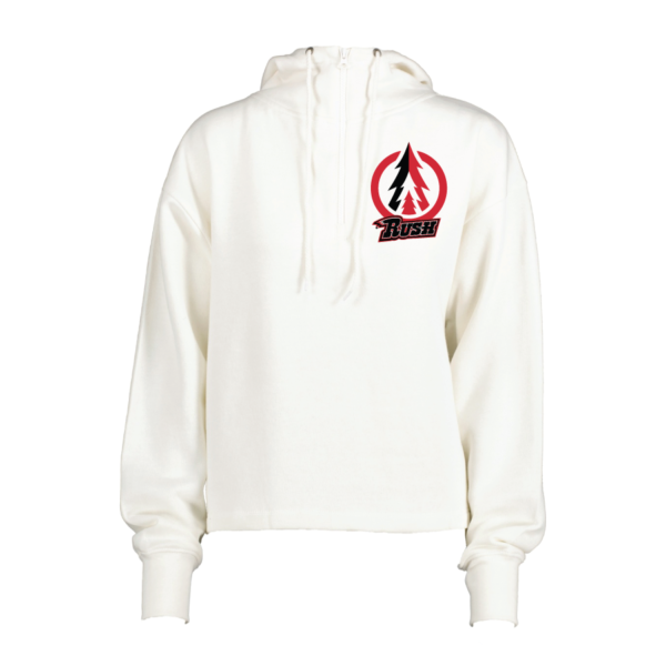 Ladies Relaxed 1/4 Zip Hoodie